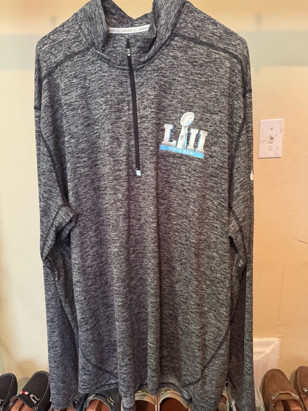 Nike Gray Heather Dri-FIT NFL Team Apparel Pullover